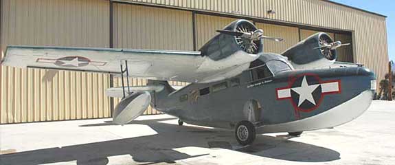 Parked Navy Amphibian Grumman Goose