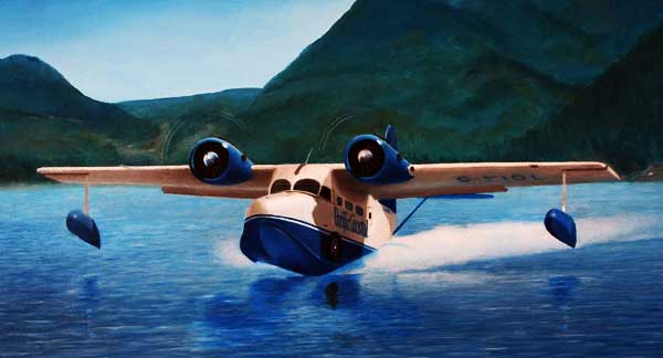 Illustration for the Grumman Goose paper model