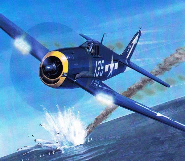 illustration for Grumman F6F Hellcat paper model