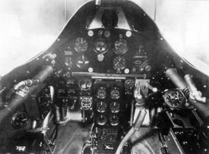 Grumman XF5F Skyrocket Cockpit