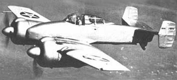 XF5 Grumman Skyrocket In Flight