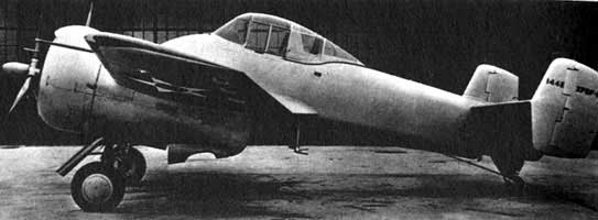 XF5 Grumman Skyrocket side