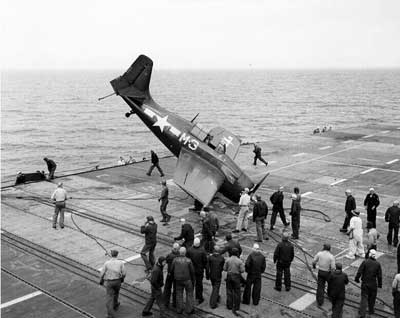 Grumman F4F Wildcat Crash