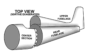 Tail section of the Wildcat model