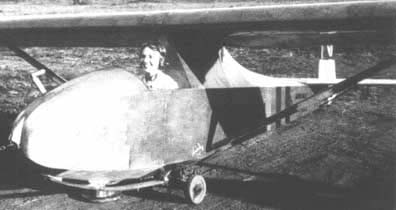 Grunau Baby-woman pilot