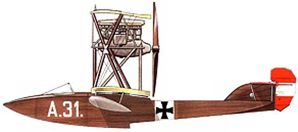 illustration for Hansa Brandenburg CC paper model
