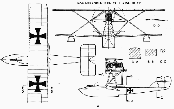 3 Views of the Hansa Brandenburg