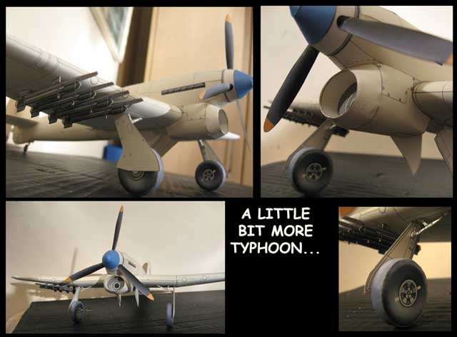 This Typhoon  BETA cardmodel 