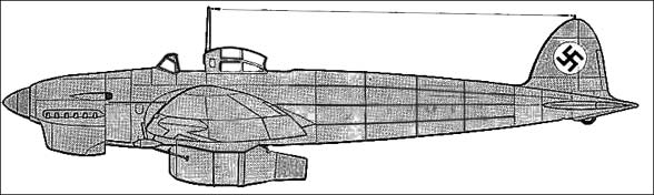 The He-118 with He S 3a turbo jet engine