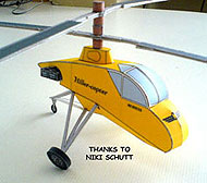 illustration for the XH-44 Hiller-copter paper model