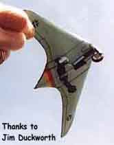 Im Duckworth's Ho-19 Flying wing glider model