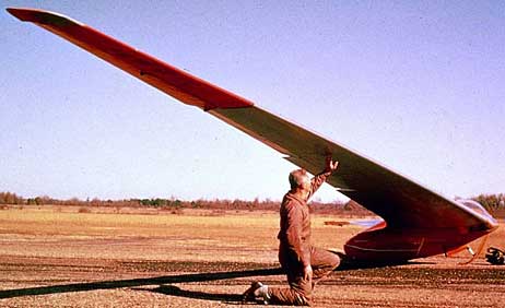 Horten Ho-IV during preflight inspection