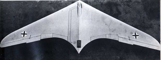 Horten IX top view