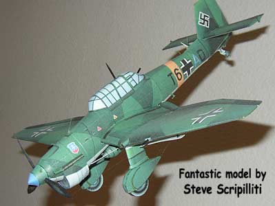 Stuka Cardmodel