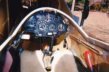 libelle glider sailplane cockpit image