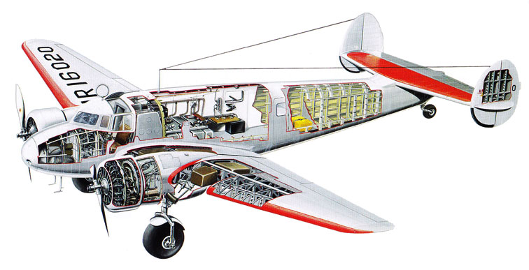 Lockheed Electra Cutaway
