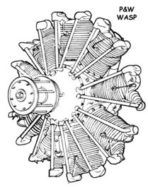Pratt & Whitney Wasp Engine