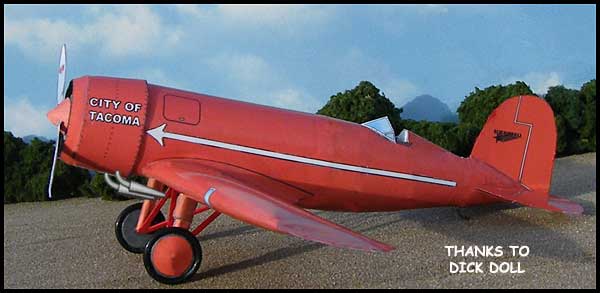 Lockheed Explorer paper model
