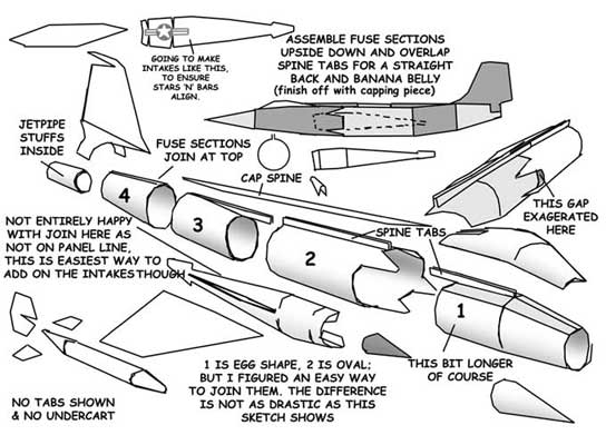 F-104 Starfighter working assembly