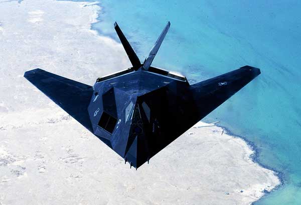 photo of a F-117 Stealth Fighter