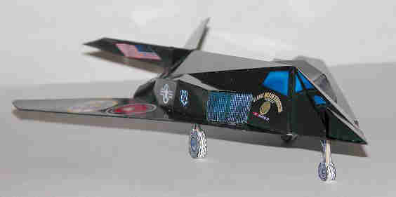 Veterans Tribute for Memorial day F-117 paper cardmodel