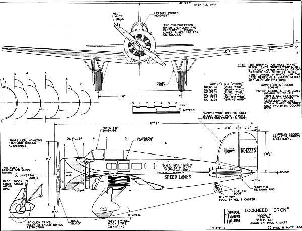 Lockheed Orion 3 View