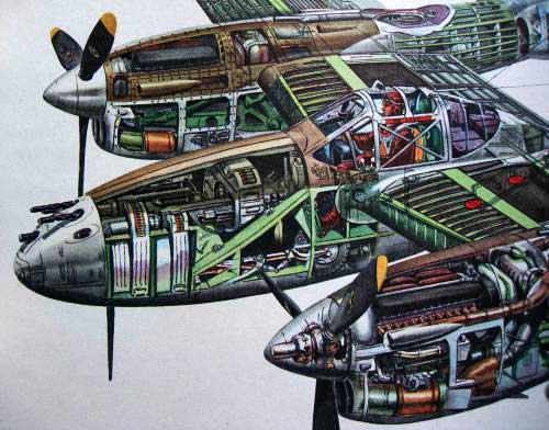 P-38-Lightning-cutaway