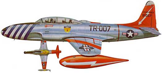 Arctic Lockheed  T-33 airplane