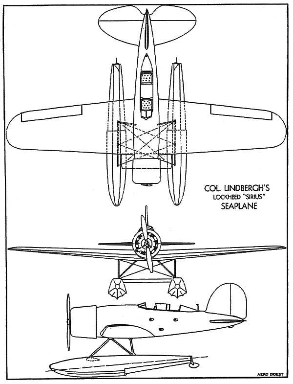 3 View Lockheed Sirius