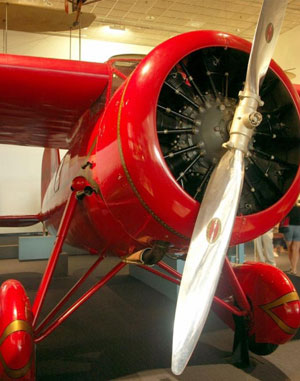 Front View of Earhart's Vega