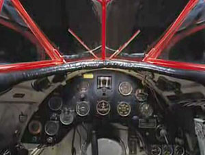 Earharts Vega's Cockpit