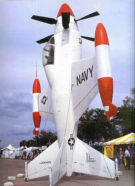 Lockheed XFV-1 Salmon Parked