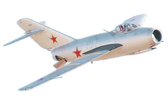 Mig-15-in flight