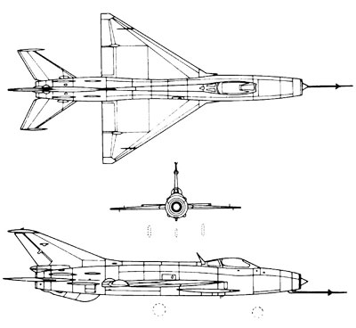 3 View MiG-21