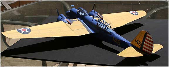 Martin B-10 bomber model