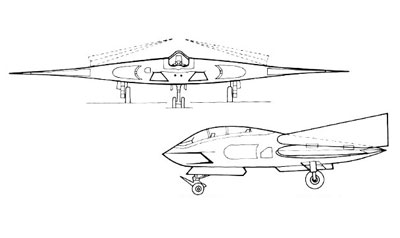 2 View of the A-12 Avenger II