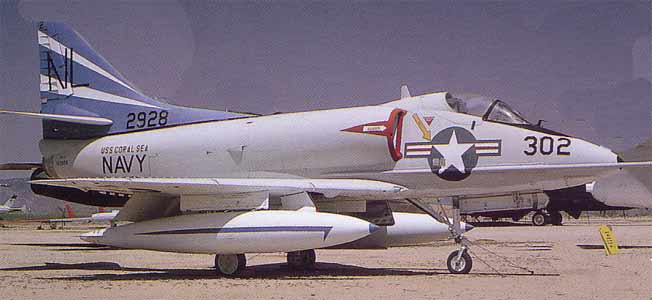 A4 Skyhawk resting