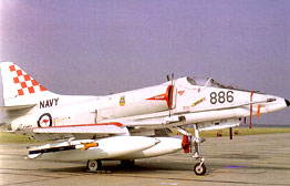 A4 Skyhawk at rest