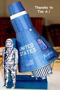 Mercury model paper card by tim allen