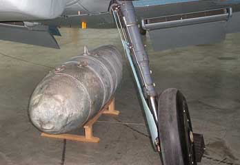 ME-109 bomb Evergreen Museum