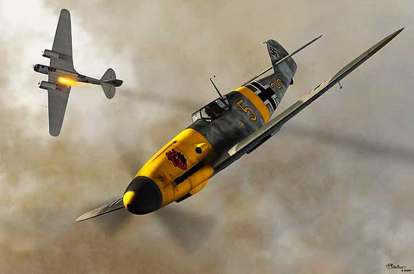 BF-109: The Most Legendary Aircraft of WW2 #shorts #history #ww2