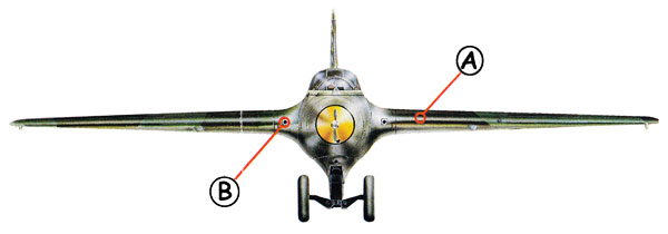 Messerschmitt Me163 Callout Front