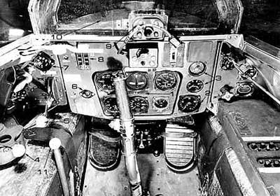 Msserschmitt Me163 Cockpit