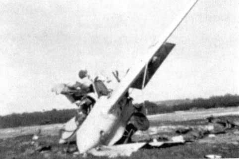 Messerschmitt Me-163 Crash