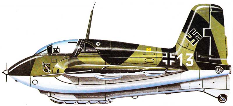Messerschmitt Me-163 Drawing
