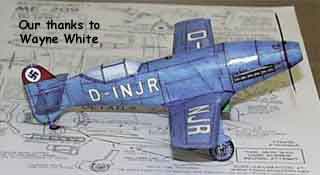 Messerschmitt Model by Wayne