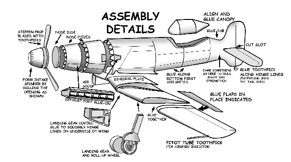 Assembly for Messerschmitt ME-209