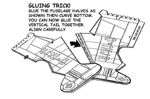 Assembly instructions for Messerschmitt ME-209