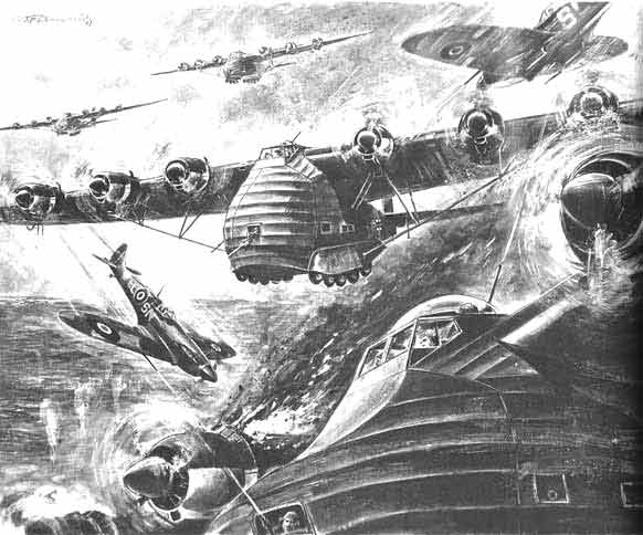 Me-323 under attack