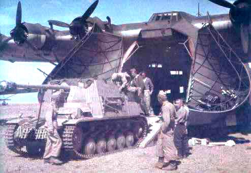 Me-323- Loading a Panzer